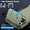 For iPhone 17 Pro Max Case Camshield TPU+PC Phone Cover Non-Slip Side Edge
