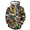 New Hoodie Style Harajuku 3D Printed Fishing Print Hooded Sweatshirt Men and Women Fashion Casual Shirt Hooded Sweatshirt