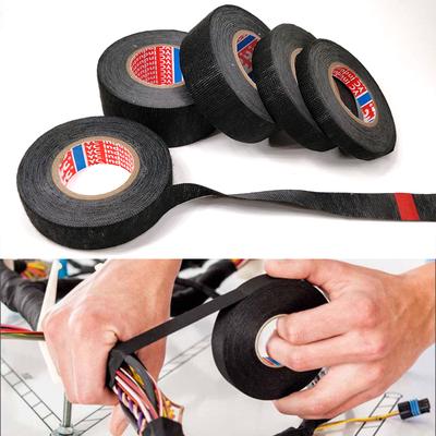 Simple High Quality For Cable Harness New Length15M Popular 1PC Antiflaming Wiring Loom Adhesive Cloth Tape