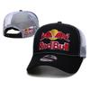 Boné da Equipe Red Bull Racing Verstappen Perez Mesmo Estilo Mistura de Algodão e Linho Chapéu de Basebol Masculino Feminino Todas as Estações Chapéu de Moda