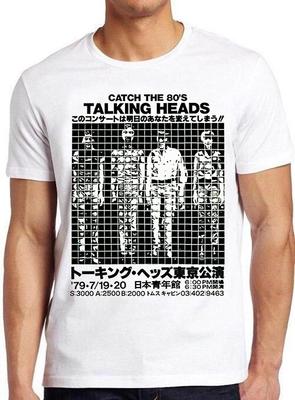 Talking Heads Japanese 1980 US Tour Catch The 80's Music Gift Tee T Shirt 7276