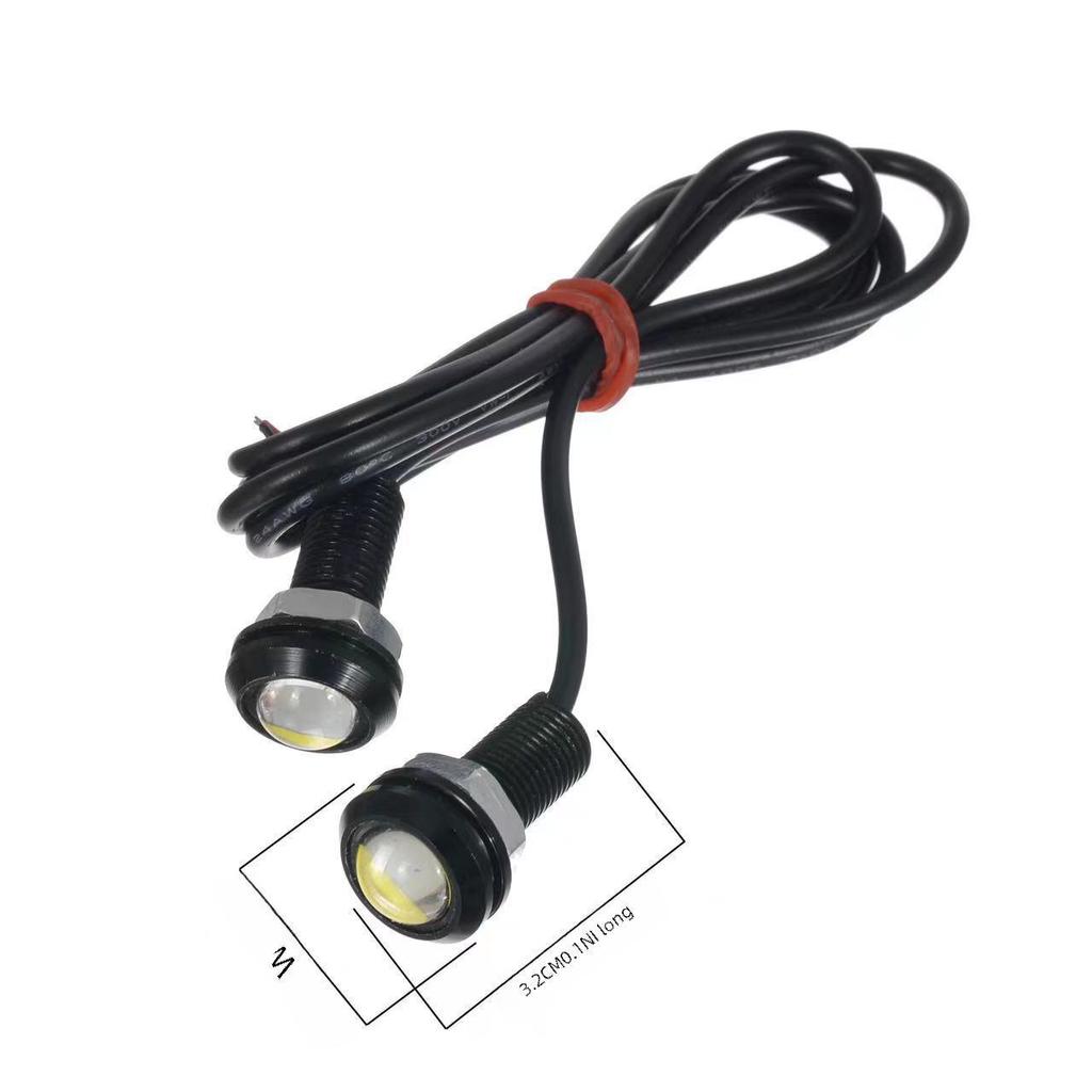 18mm Ultra-Dünne Hohe Helligkeit Adlerauge LED Auto Leuchten - Wasserdichte Rückfahrlichter