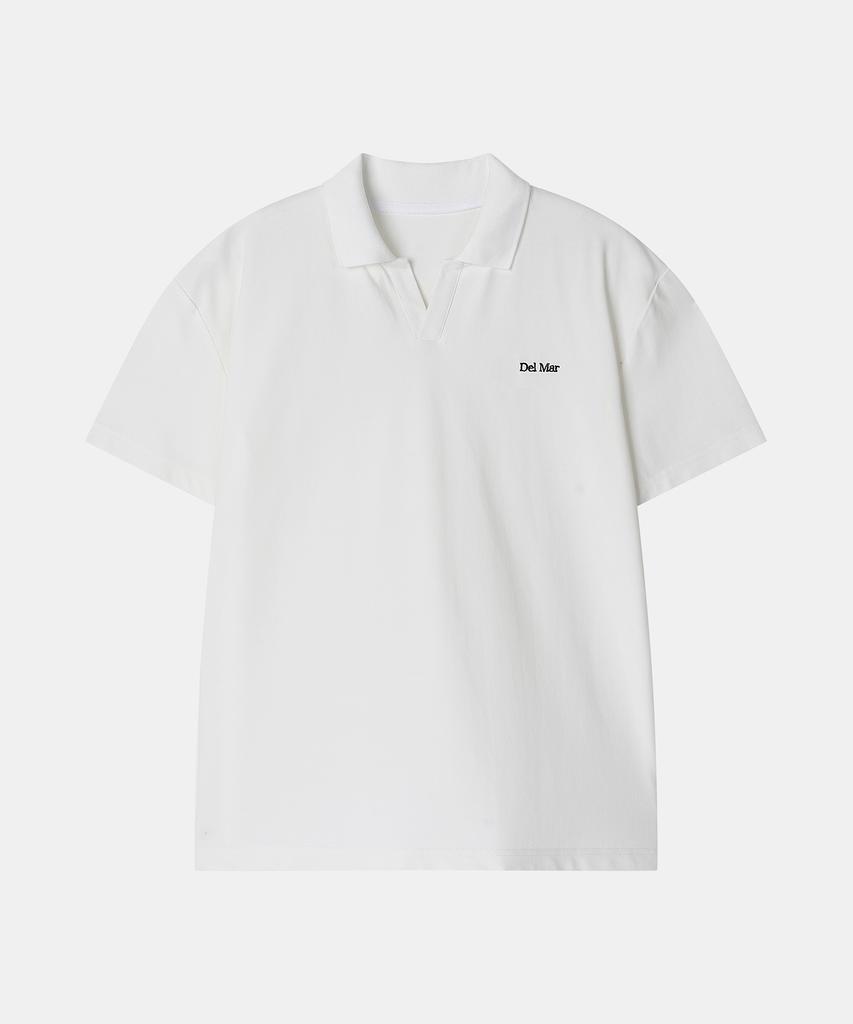 Delma Sleek Chill Pique T-Shirt - White