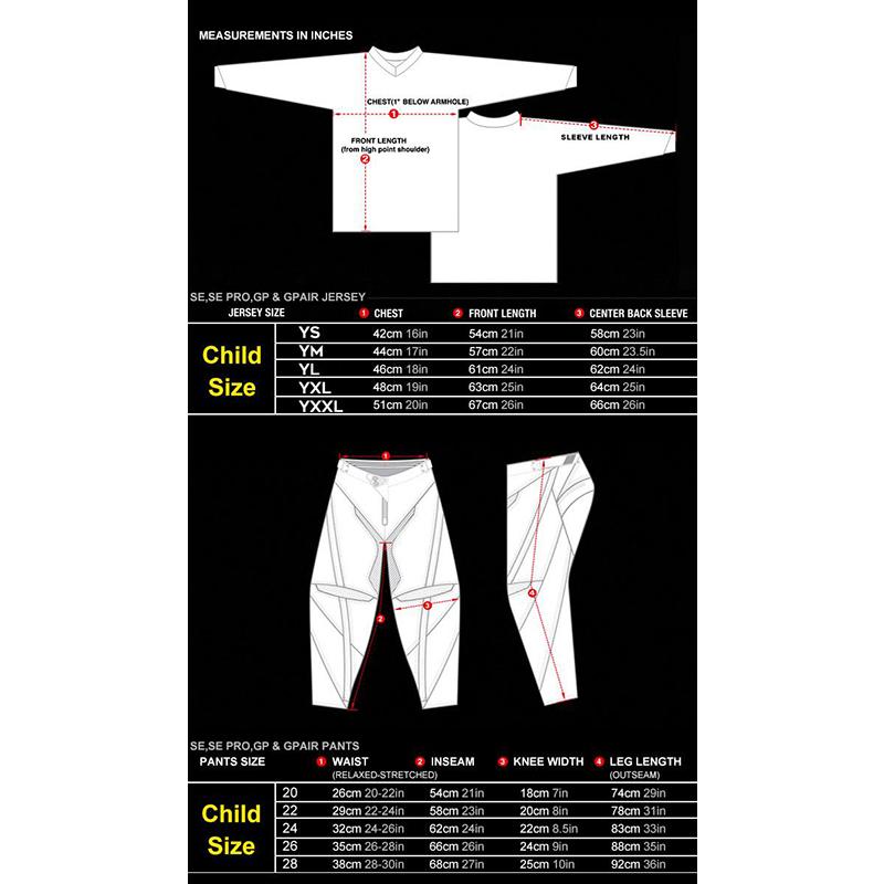 Set Motocross Bambino Maglia e Pantaloni MX Bambini Set Blu Dirt Bike MTB DH UTV Enduro Equipaggiamento Combo Tuta da Gara Off Road per Giovani