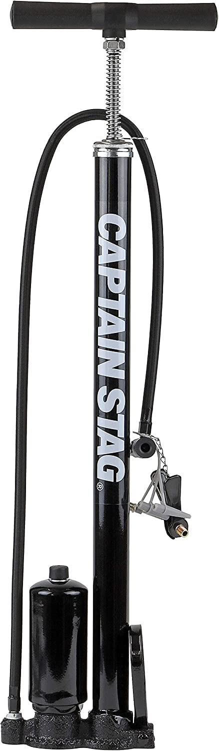 

Captain Stag Floor Steel Tank with Long Compatible with British and American SG Black Y-7857 Pump, Hose, Valves, Standard, чёрный