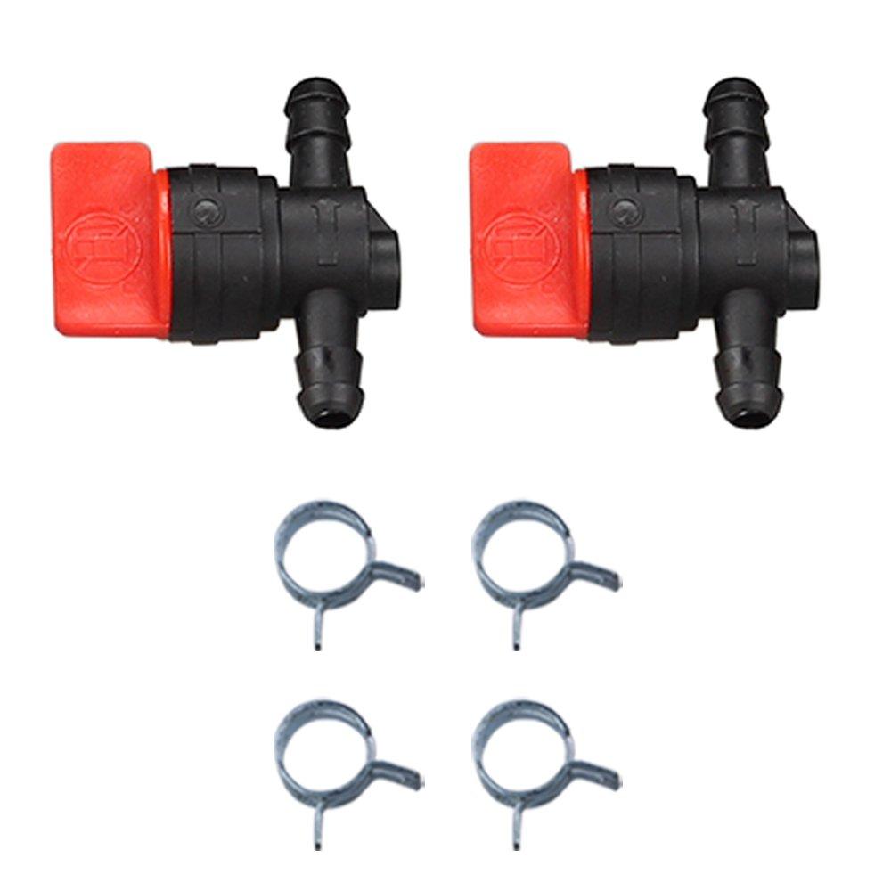 90° 180° Inline Gas Fuel Cut Off Valve for Briggs and Stratton 9494768 493960 698183 698181 697947 5019H 5019K Lawn Tractors
