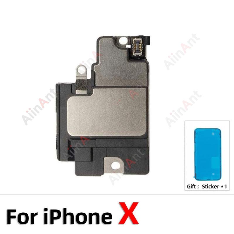 Waterproof Sticker +Flex For iPhone 11 Pro X Xr Xs Max 6 6s 7 8 Plus SE Bottom LoudSpeaker Buzzer Ringer Loud Speaker Flex Cable