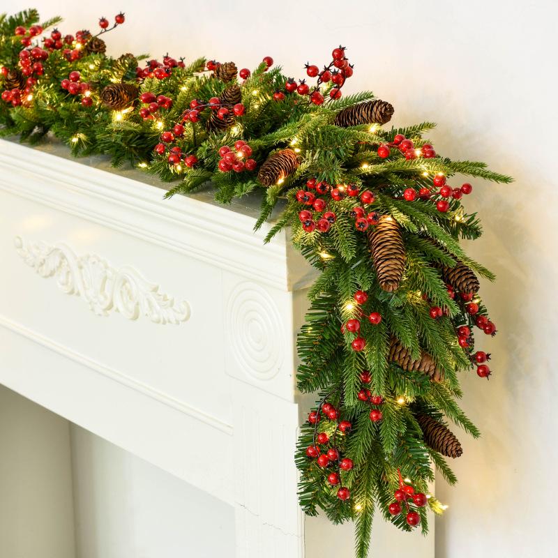 2.7m Christmas Garland for Decoration - Tree, Wreath, Wall, Door Hanging, Hotel, Shopping Mall Display