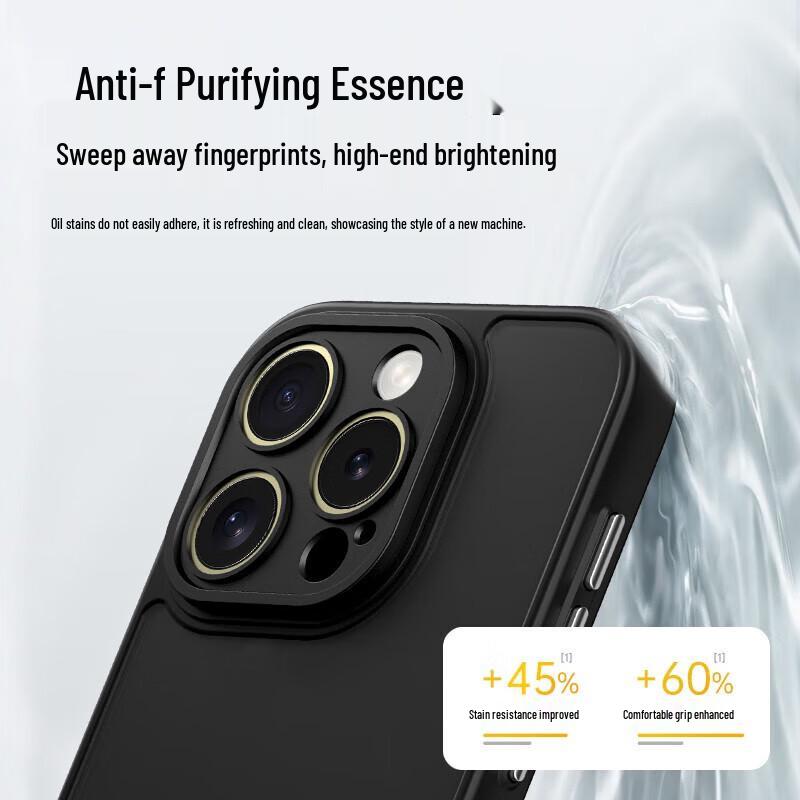 KEKLLE Frosted Anti-Fingerprint Full Protection Phone Case for iPhone