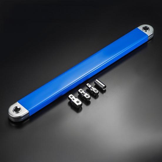 Extension Wrench High Carbon Steel Zero Degree Adjustable Ratchet Tool Impact Extension Wrench Set Chain Drive Ratchet Extender