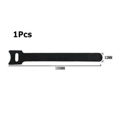 10Pcs/Set Cable Ties Organizer Durable and Soft Nylon Strap Reusable Cable Ties Organizer Tool Self-Adhesive Tapes