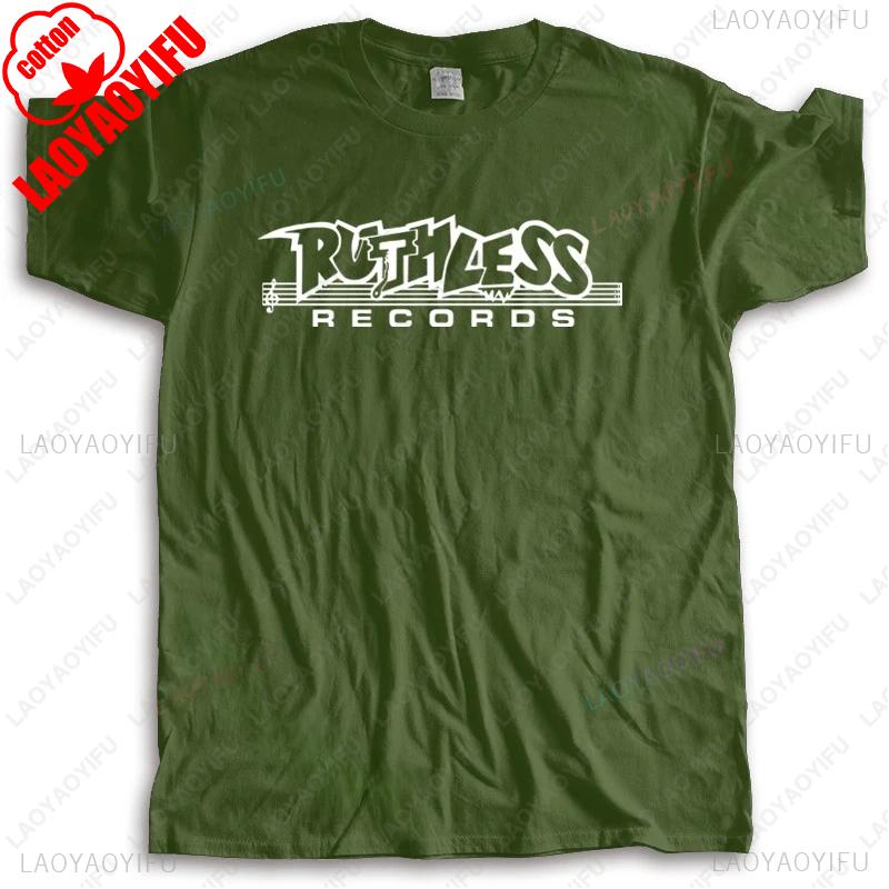 Tshirt Men Summer Top Tees RUTHLESS RECORDS T SHIRT NWA COMPTON Summer Fashion Classic Simple Style Printed Tshirt Tops