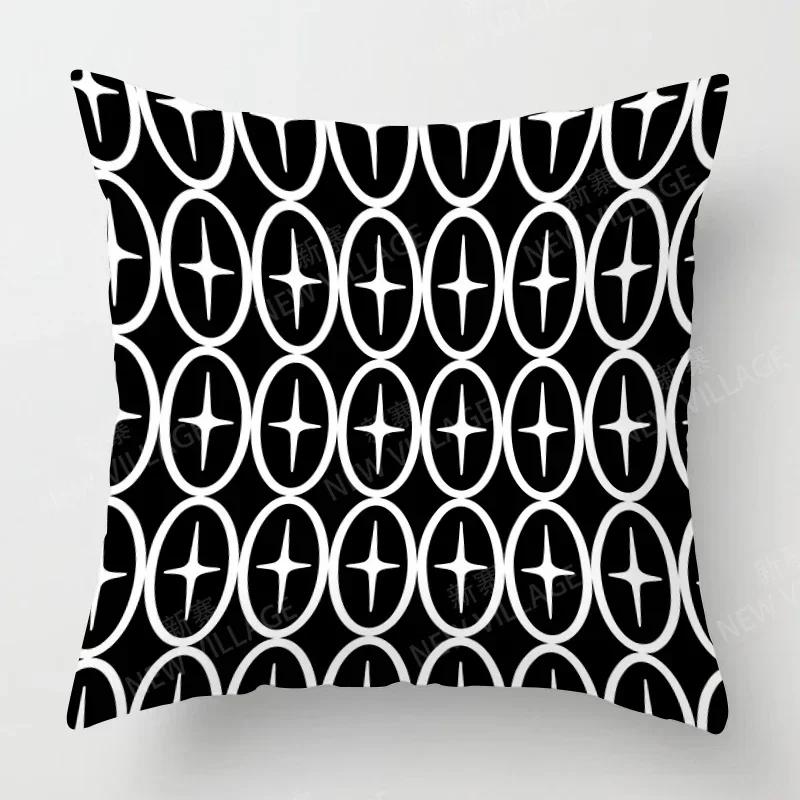 Nordic Fall Home Decor Autumn Throw Pillow Case Sofa Cushion Cover Modern  Geometry