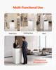 Reception Desk, 60 Cm Rectangular Front Counter Table, Modern Office Reception Desk with Drawer, Small Minimalist Retail Counter Table for Checkout,