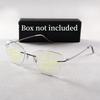 2026 Ultra Light Frameless Progressive Multifocal Reading Glasses, HD Anti Blue Light Presbyopia Eyewear Diopters +1.0 To +4.0