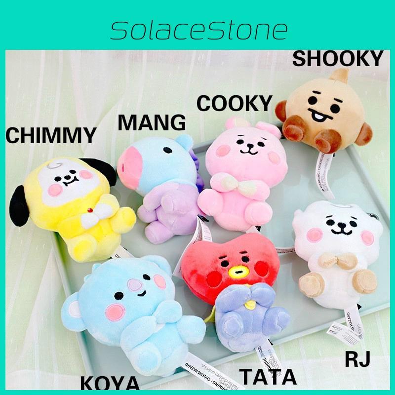Adorable Kpop Bts Bt21 Seated Doll Plush Toy Collection Featuring Tata Cooky Chimmy Koya Shooky Mang