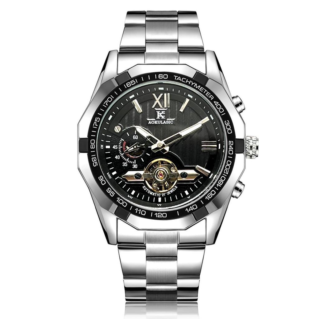 Domineering Fashion Large Dial Mechanical Watch Tourbillon Independent Second Dial Automatic Mechanical Men'S Watch Men'S Watch