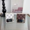 Samsung Z Flip7 Składane Etui Ochronne z Wzorem Kratki Odporne na Upadki dla Z Flip6