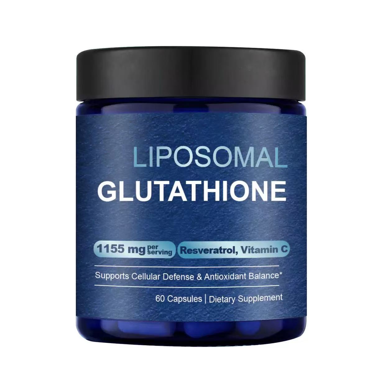 Liposomales Glutathion, Fördert die Hautgesundheit | nährt die Haut, erhält ein jugendliches Aussehen und unterstützt die Leberreinigung und Entgiftung 1pack