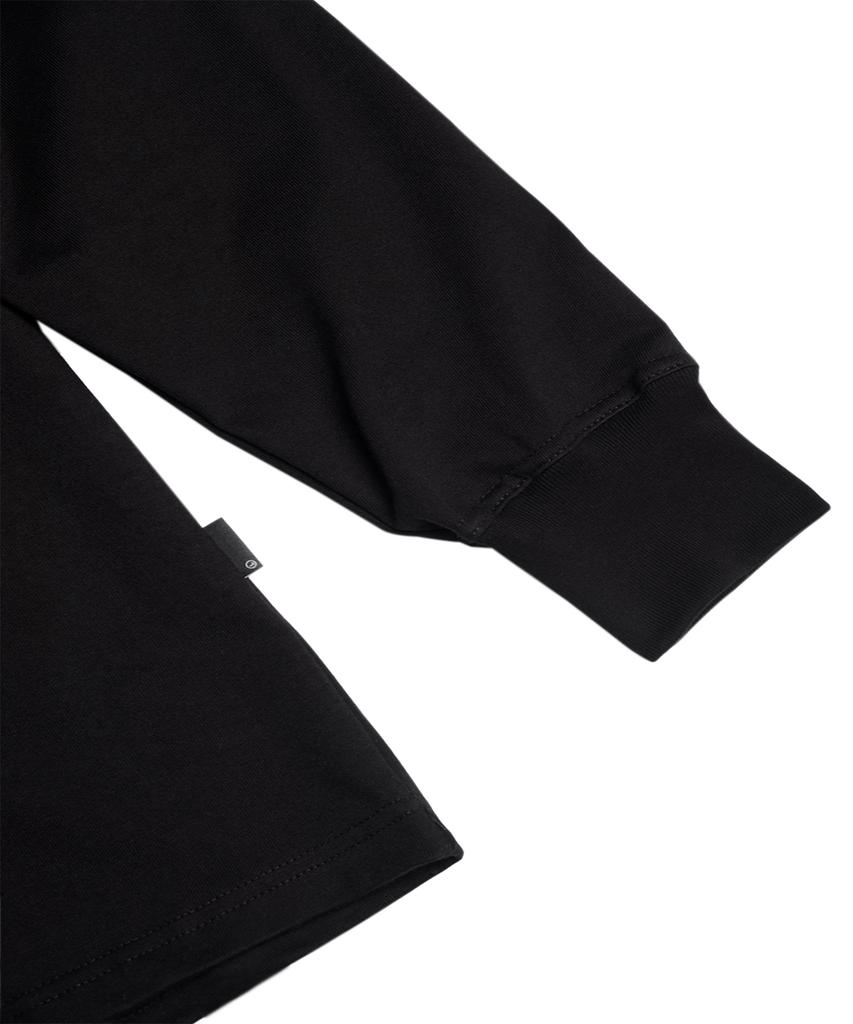 Left Seoul Two-Pocket Heavy Cotton Long Sleeve [Black]