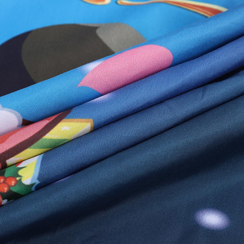 Household Decoration Tapestry Christmas Santa Claus Pattern Wall Hanging Blanket Carpet 150x150cm