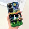 For Oppo Reno10 Case Luxury Colourful Painted Cover Soft Silicone Phone Case For Oppo Reno 10 Reno10 Pro 5G Back Cover Bumper