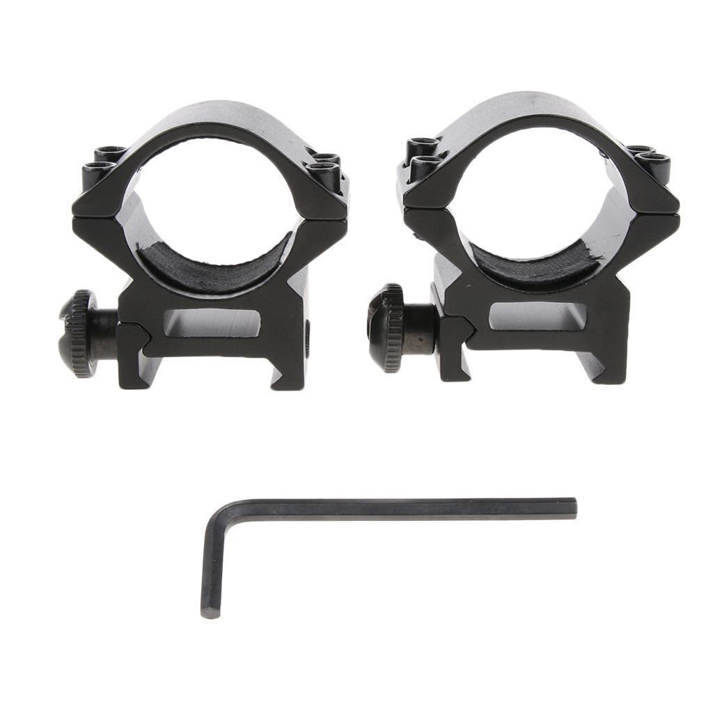 25.4mm Rings Fits 20mm Dovetail Rail Medium Profile FW-ZJ-PT01Z