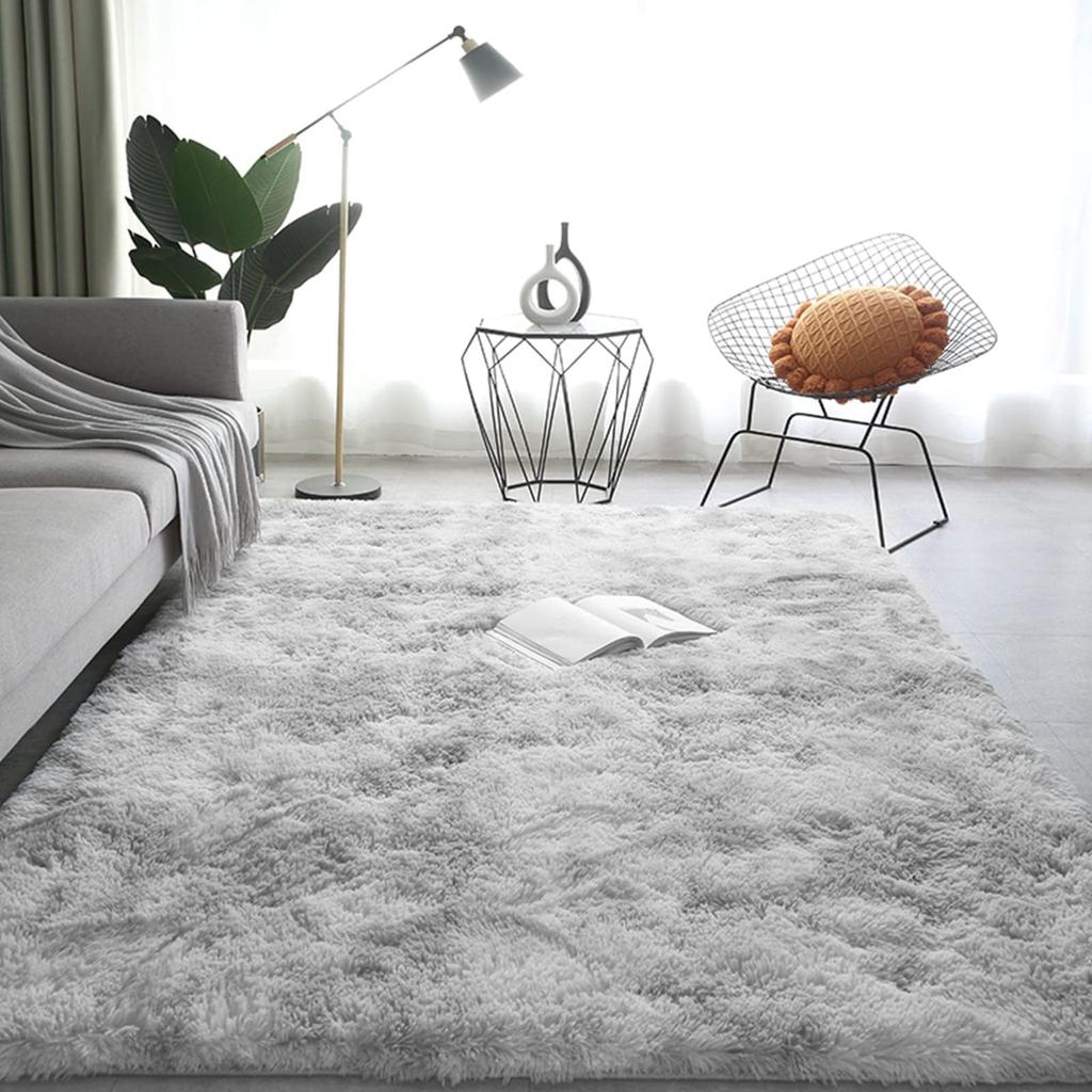 Stylish shaggy approximately 5cm with an pile of approximately providing a soft thick carpet with and comfortable ROCYJULIN Scandinavian-style rug,