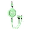 3 In 1 Fast Charger USB Data Cable Car Accessories For Jeep Grand Cherokee Wrangler JK Gladiator Compass Renegade Patriot Libert AKL1