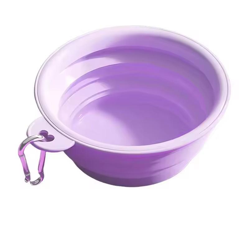 Silicone Collapsible Pet Bowl Portable Foldable Dog Travel Bowl Outdoor Hiking Camping Water Food Feeding Dish For Cat Dogs