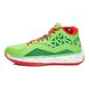 Li Ning Wade Fission 2.5 Mid top Basketball Shoes Unisex Green Red ABFK031-4