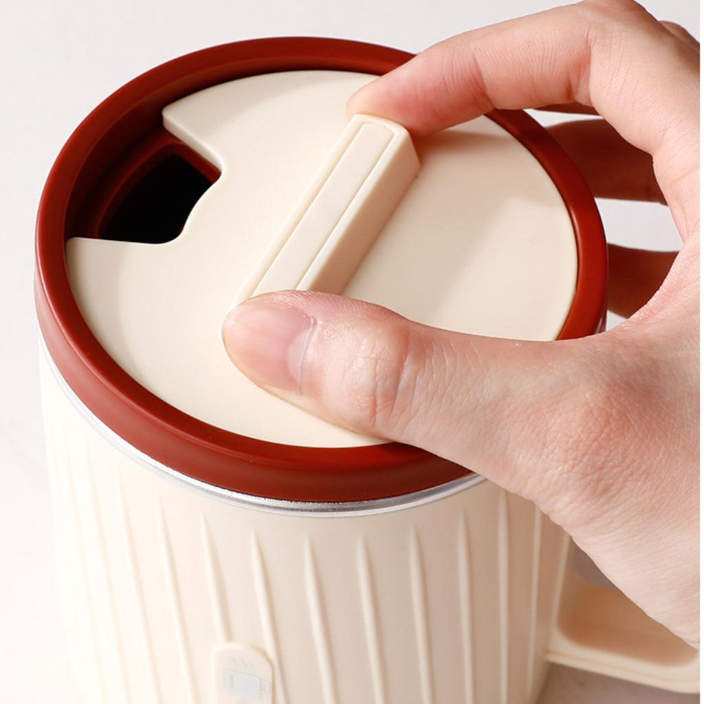 500Ml Portable Insulated Coffee Mug With Handle Leak-proof Double-layer Water Cup Large Capacity 304 Stainless Steel Coffee Cup