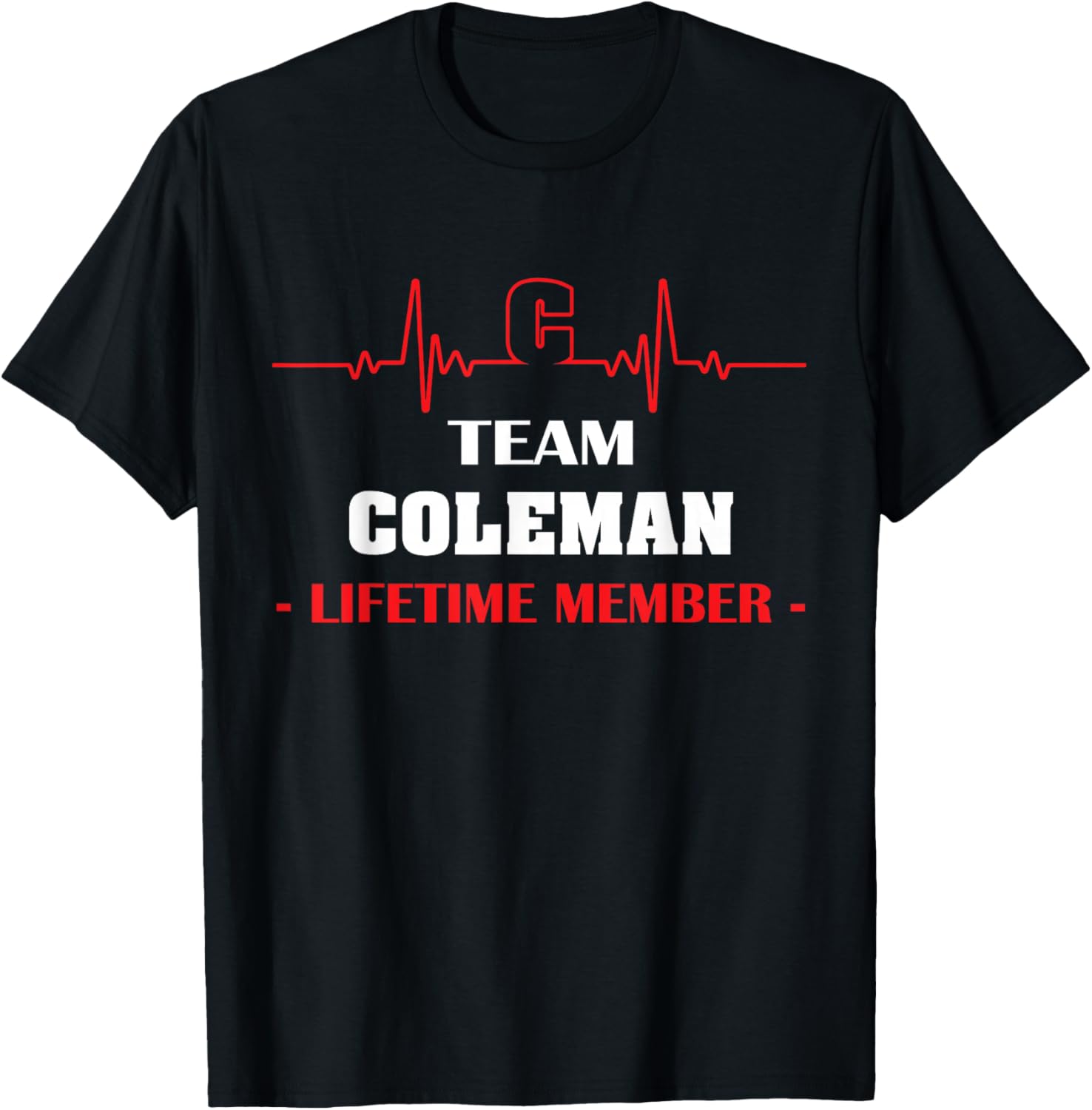 

Team COLEMAN lifetime member blood completely family T-Shirt 5XL різнокольоровий