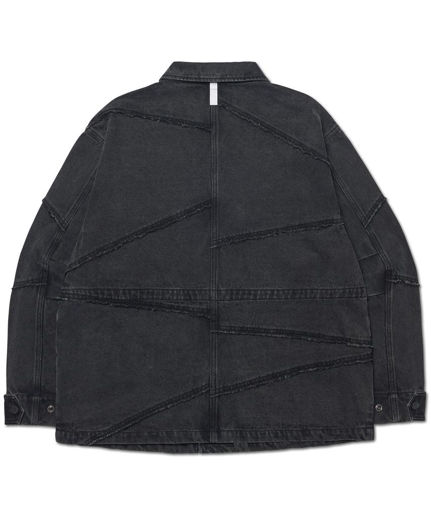 Nomanual R.C Denim Bdu Jacket - Washed Black