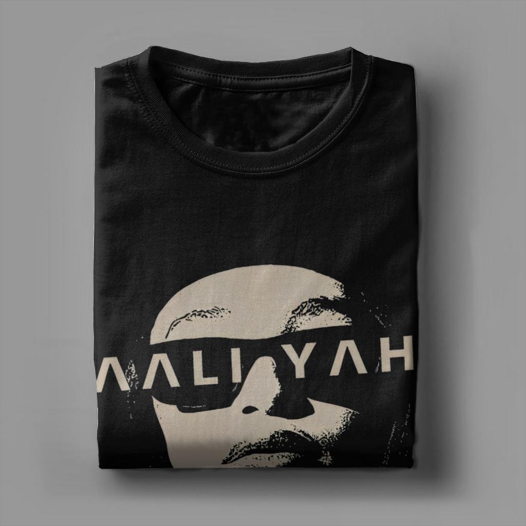 Aaliyah Sunglasses Tee Shirt for Men Women Graphic Album Music Printed T Shirts  Cotton Clothing