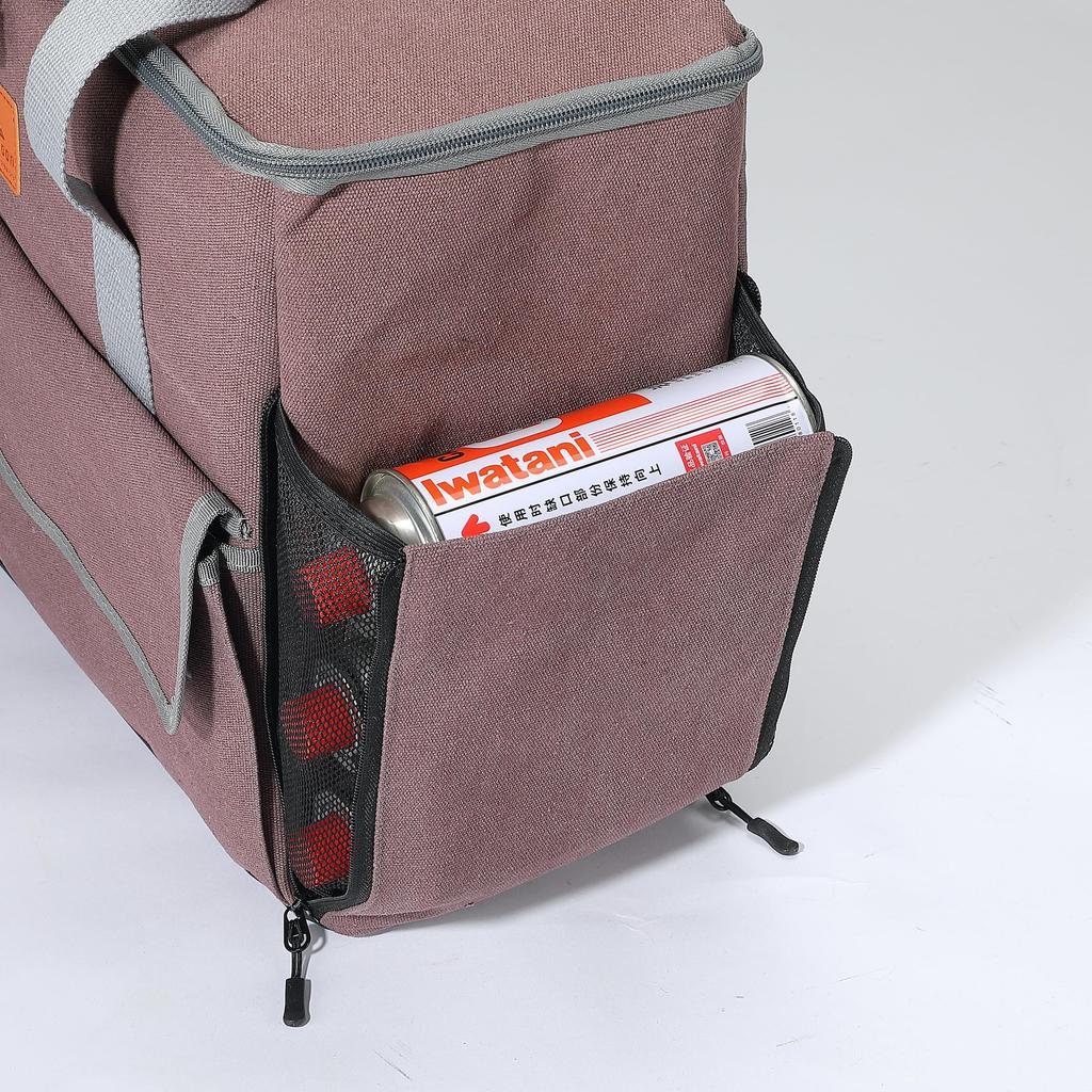 CAMPING MOON Iwatani Robatayaki Grill, Aburiya II, Dedicated Storage Bag, Canvas, Outdoor Portable Gas Stove Storage Box B-550C