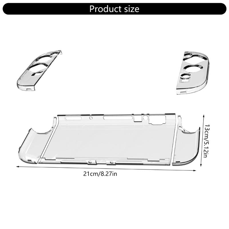 Console Back Cover Dust Protector PC Skin Case for NS 2 Handheld Game Console Split Type Protective Covers