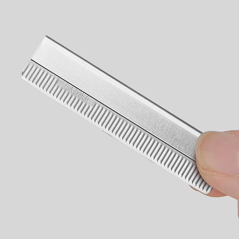 Safe Eyebrow Trimmer Foldable Stainless Steel Razor Professional Facial Hair Remover Shaver Woman Makeup Tools