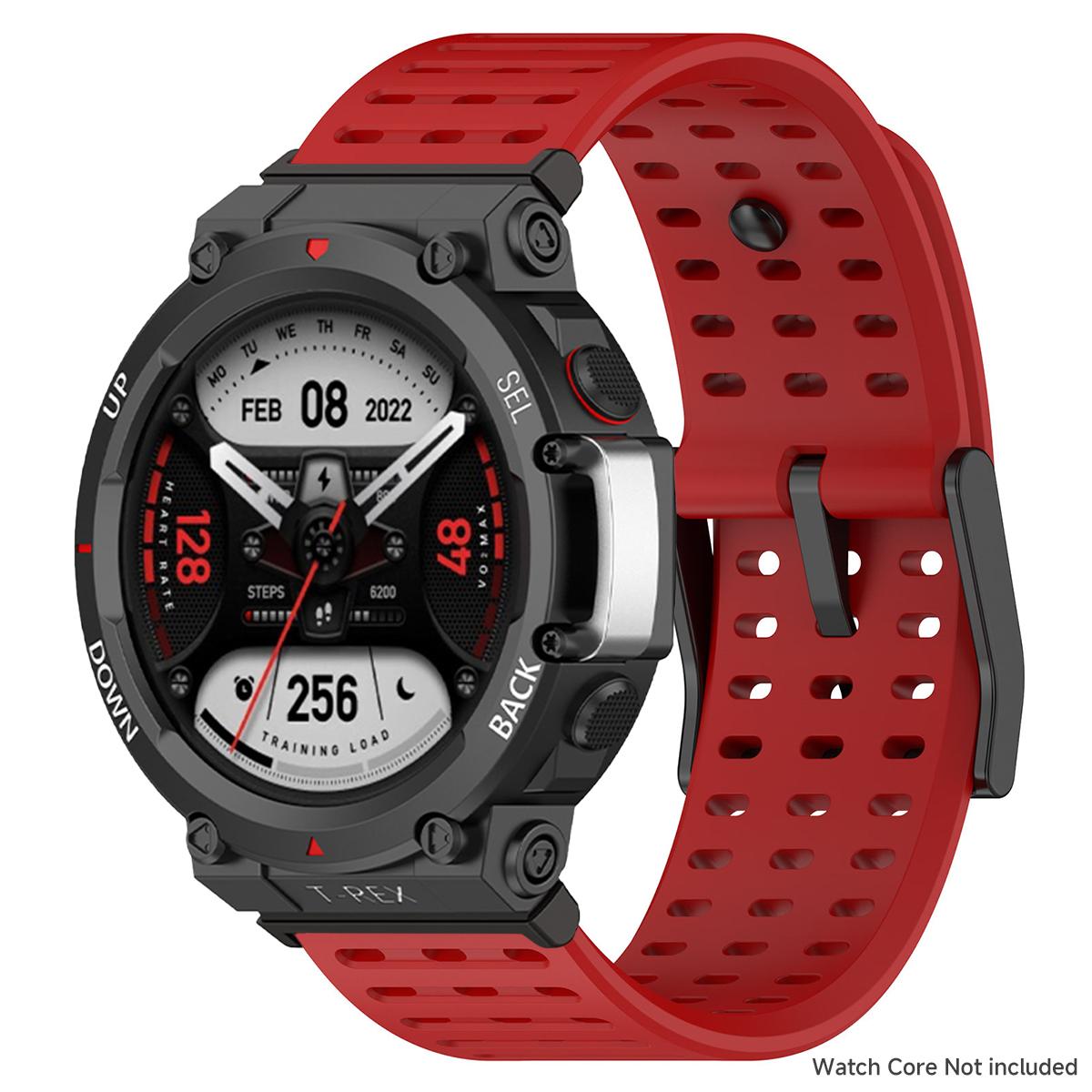 

Breathable Silicone strap for Huami watch Amazfit T-Rex 3 T-Rex2 sport band for Amazfit T-Rex pro/ultra Smartwatch Bracelet for t-rex 3