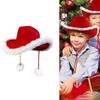 Christmas Western Styles Fringed Cowboy Hats Fashion Cosplay Accessory For Outdoor Event And Costume Parties