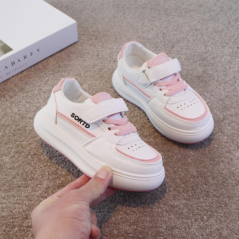 

Girl Shoes Children Sports Shoes Boy Board Shoes Cute Cartoon Kids Shoe for Girl Soft Soled Toddler Girl Shoe Tenis De Mujer 31insole19.5cm розовый