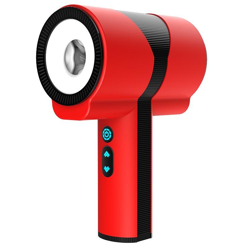 Thor Masturbator Male Automatic Handheld Telescopic Rotating Vibration Double Pass Masturbator Trainer