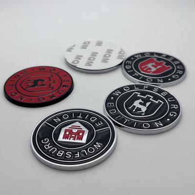 1pc High-Quality 3D Metal Wolfsburg Edition Logo Car Fender Side Emblem Rear Tail Trunk Badge Sticker Decal Car Accessories