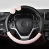 Women Car Steering Wheel Cover with Butterfly Decoration Car Pink Red Blue White Car Decoration Steering Cover