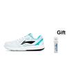 Li-Ning Non-Slip Shock Absorbing Low-Top Badminton Shoes Unisex Shoes Cloud-Blue Black AYTT035-2