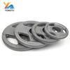 Yongtu Three-Hole Painted Cast Iron Barbell Weight Plate