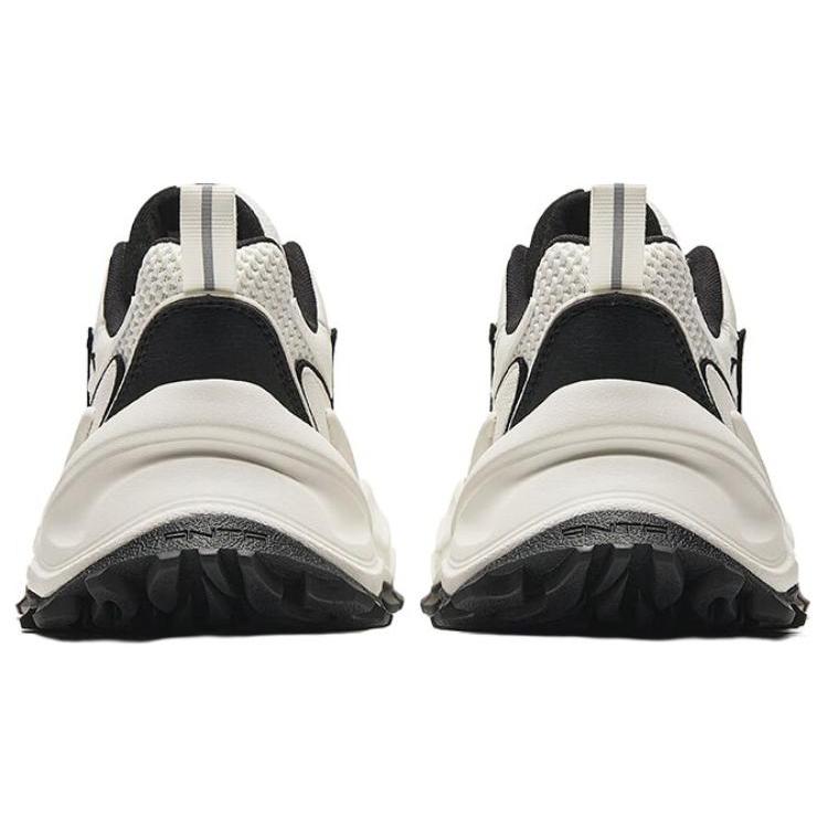 New Anta Hot Anti Slip Wear Resistant Low Top Chunky Sneakers Women's Black White 922348886-7