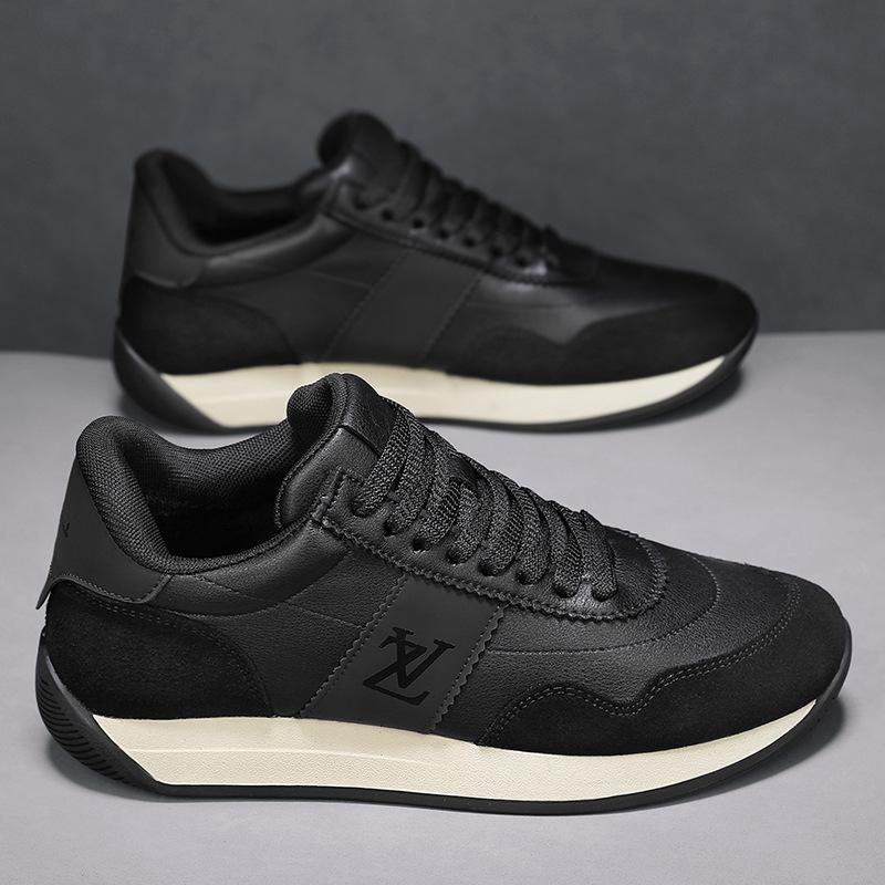 

Повседневная мужская обувь весна и осень новая кожаная поверхность четыре сезона спортивная обувь для бега трусцой обувь Форреста Гампа студенческая беговая обувь 40