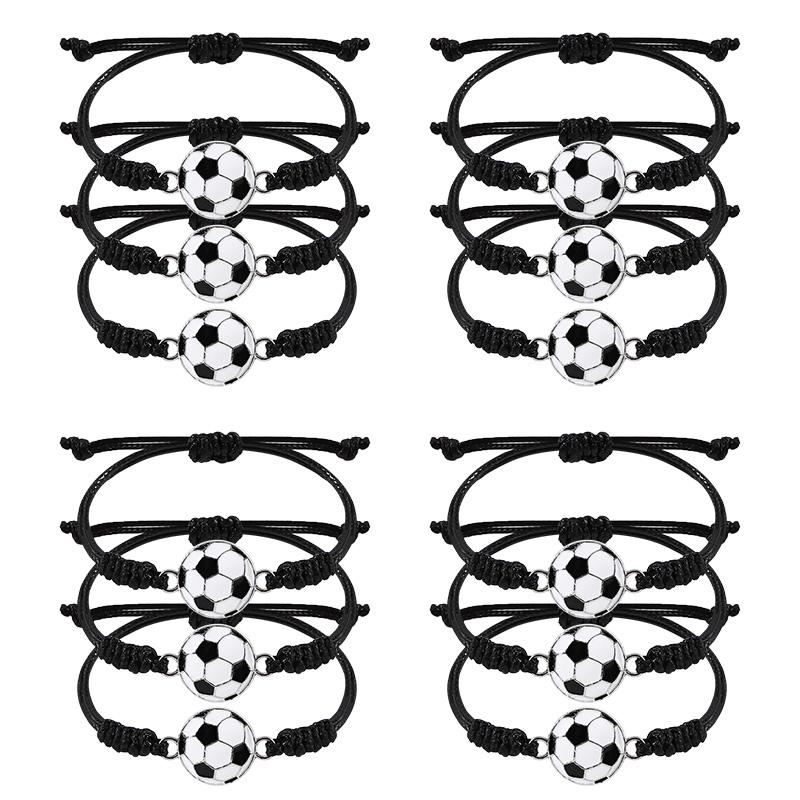 10/20Pcs Football Bracelet for Kids Boys Sports Soccer Party Birthday Favors Decoration Supplies Gifts For Guest Christmas Gift