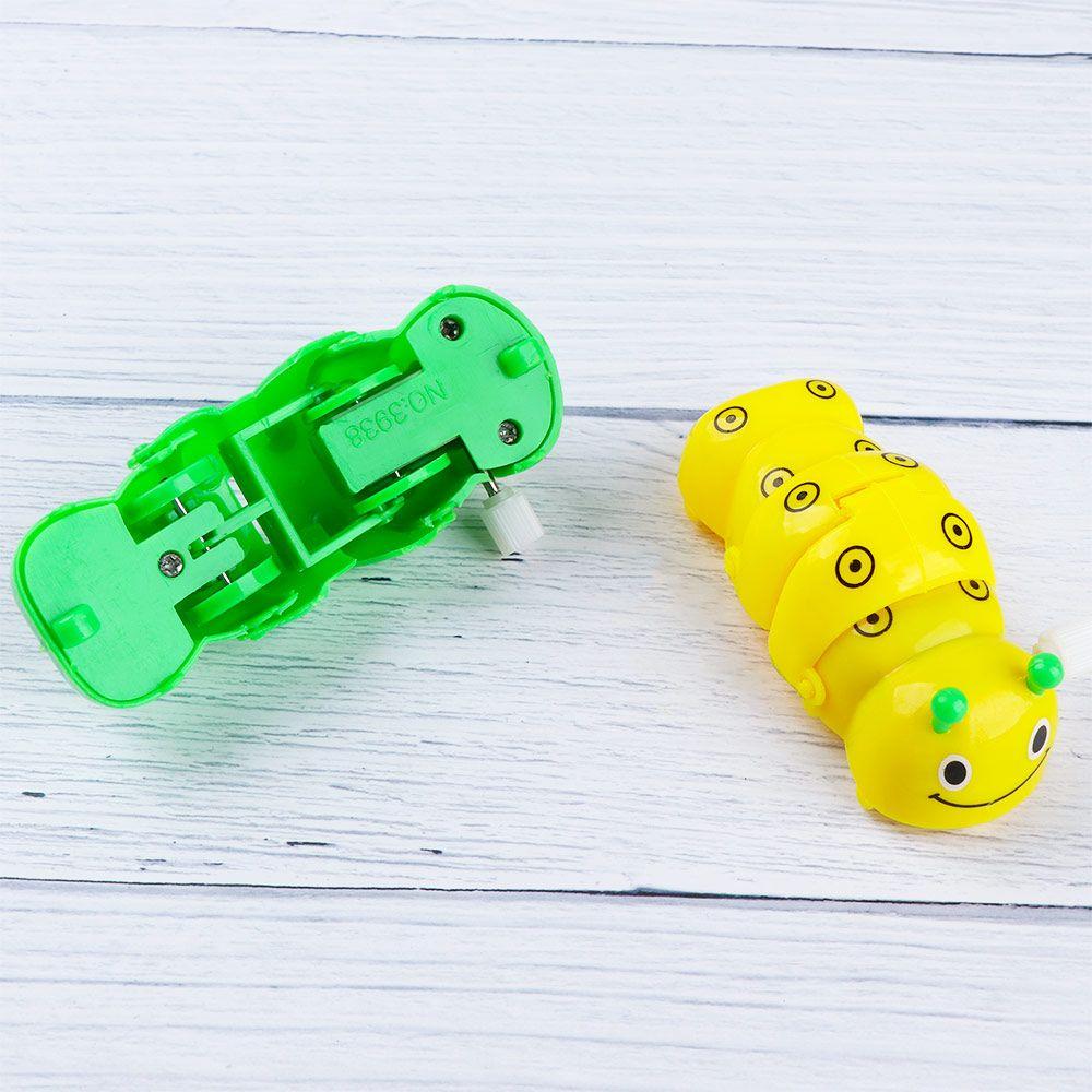 for Baby Kids Lovely Classic Plastic Cartoon Wind Up Toy Clockwork Toy Caterpillar Shape